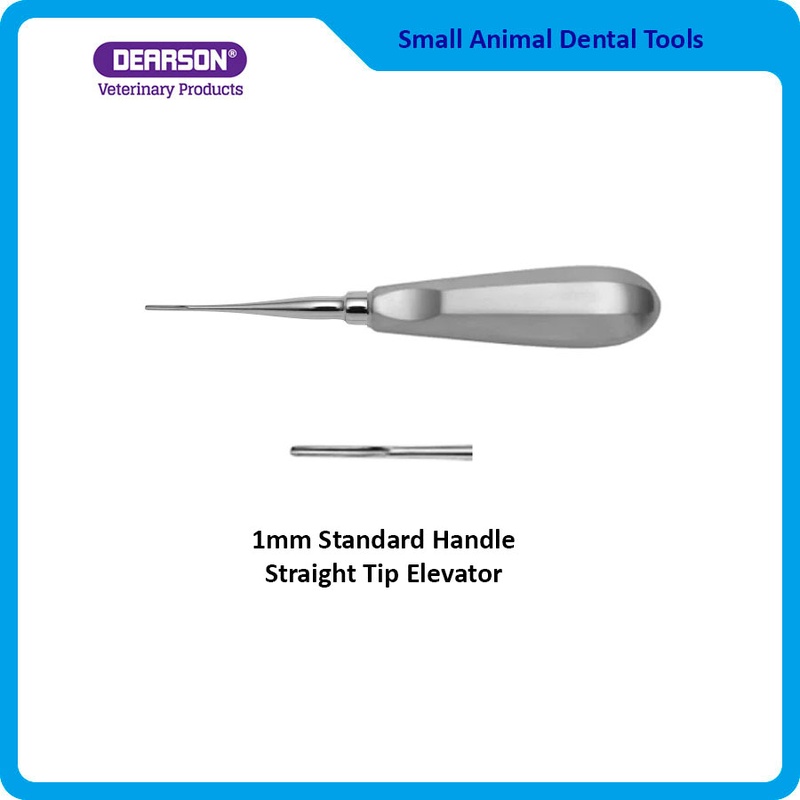 1mm Standard Handle Straight Tip Elevator