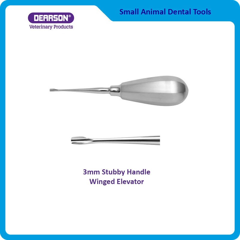 DSN6123STB Winged Elevator 3mm Stubby Handle