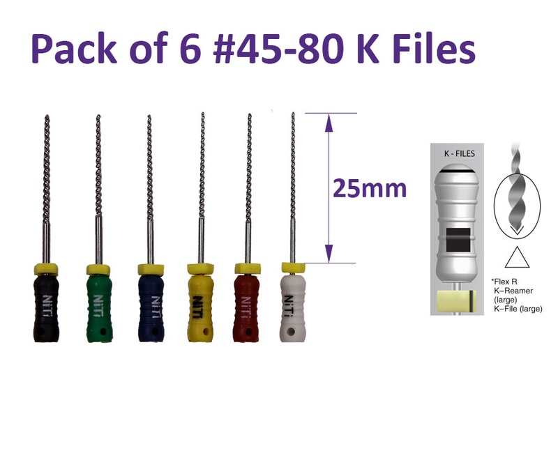 Pack of 6 K Files 45-80