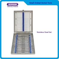 Premium Small Animal Dental Scaler Set (Stainless Grip)