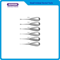 Set of 6 Stubby Handle Elevators