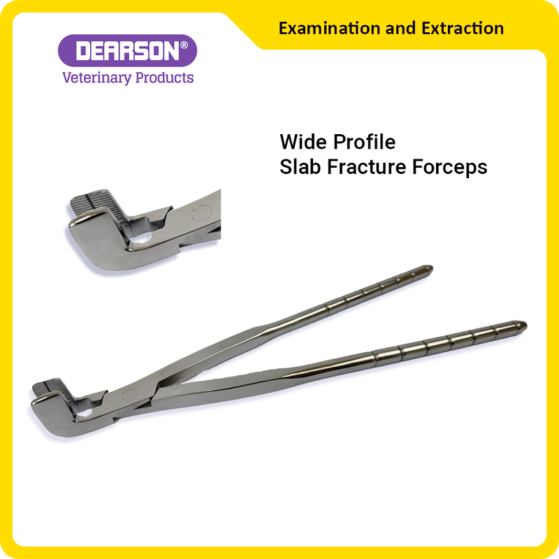 Wide Profile Slab Fracture Forceps