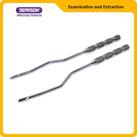 Set of 2 Long Equine Dental Elevators