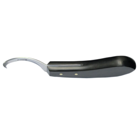 Hoof Knife Offset Shaft Bakelite Handle